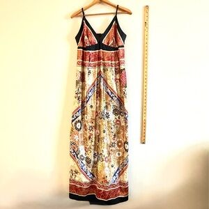 ECI Floral Patchwork Maxi Dress - Multicolor